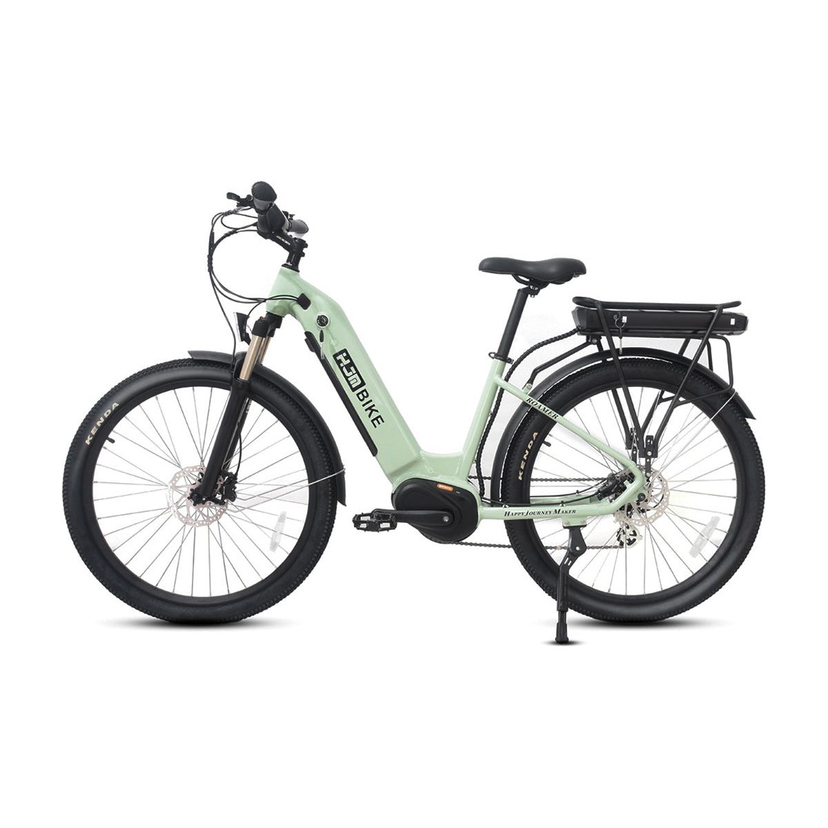 HJM Roamer Mid Drive Motor Torque Sensor Cruiser EBike - EV-Riders