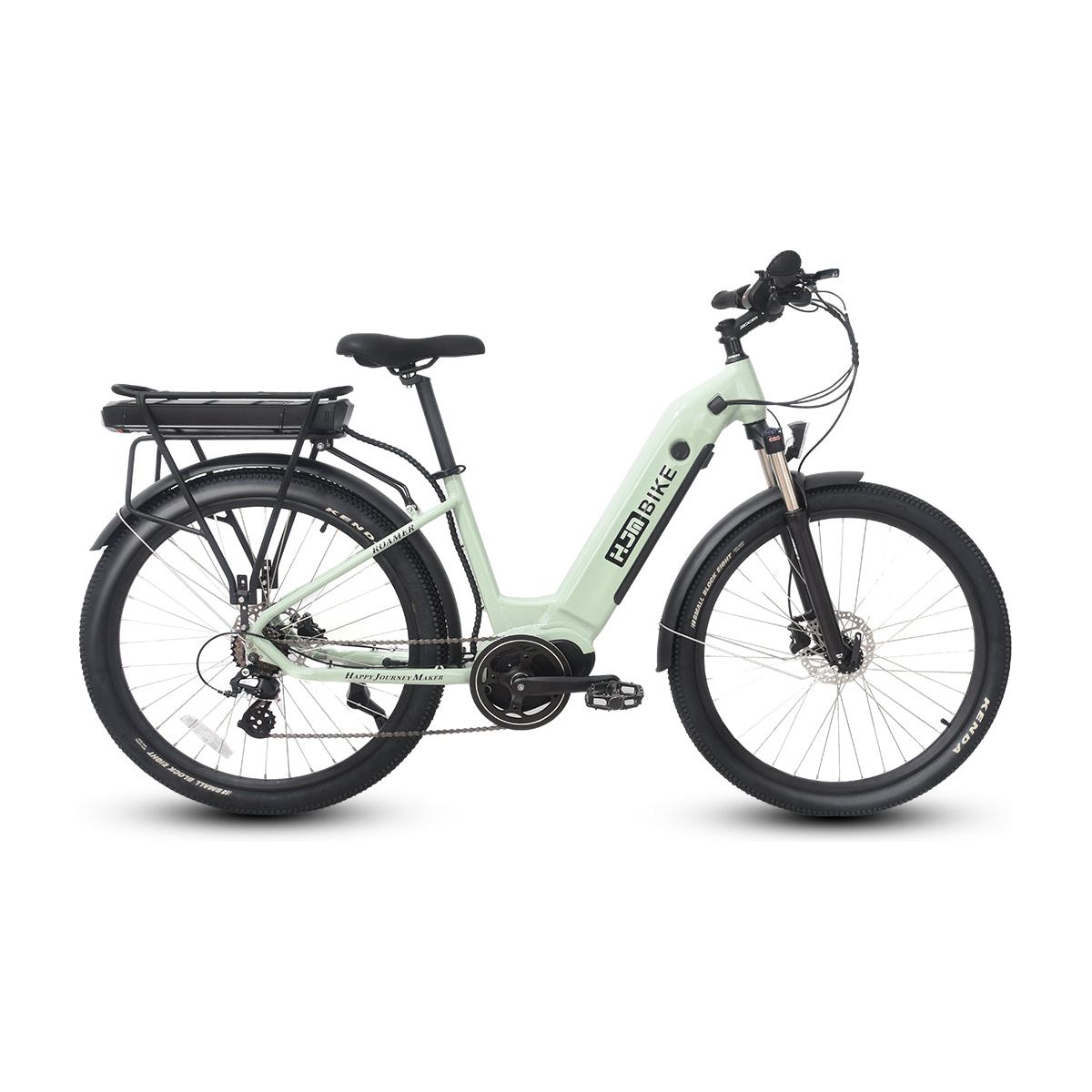 HJM Roamer Mid Drive Motor Torque Sensor Cruiser EBike - EV-Riders