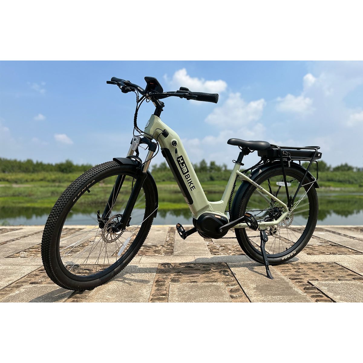 HJM Roamer Mid Drive Motor Torque Sensor Cruiser EBike - EV-Riders